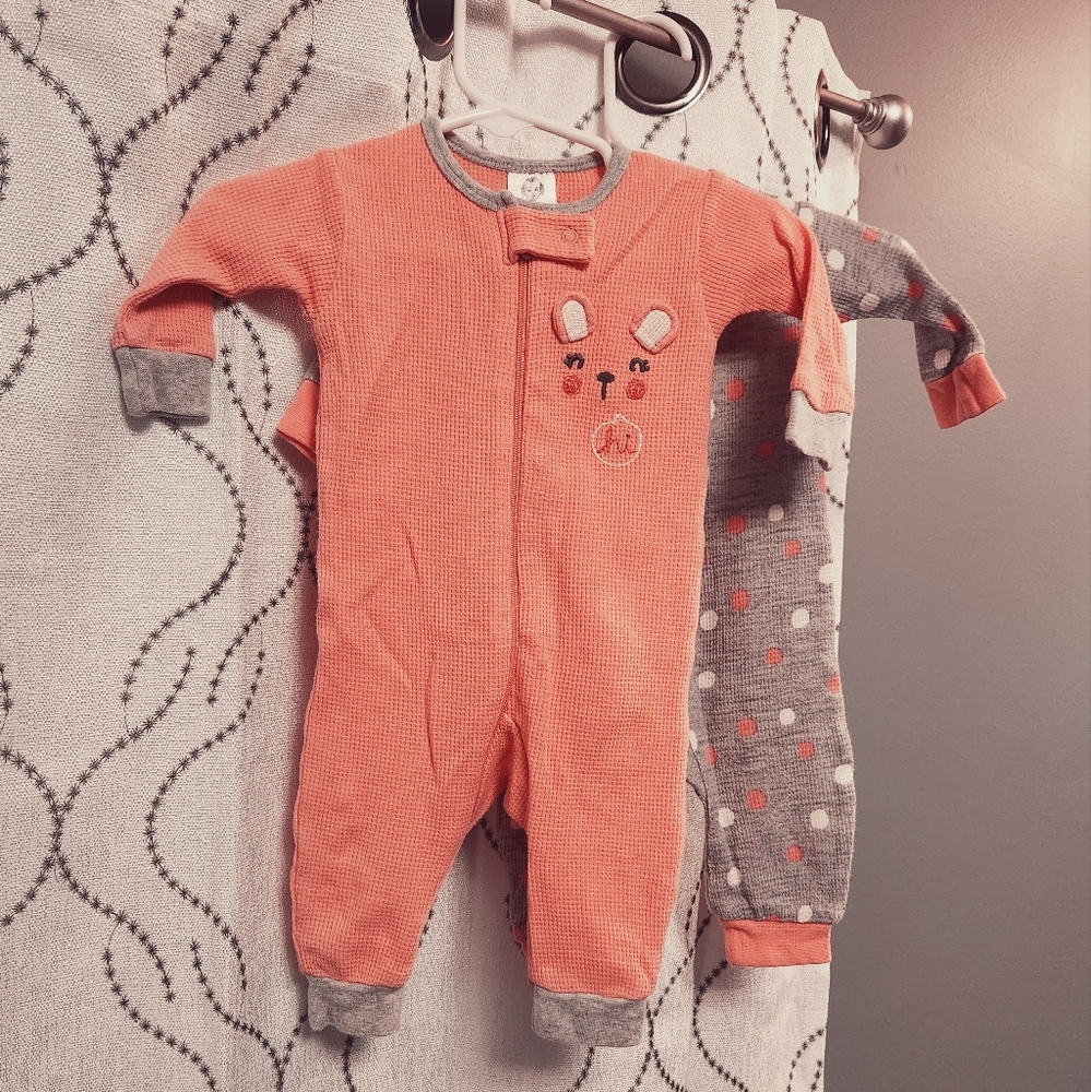 Gerber Waffle Knit one piece 3 month sleepers